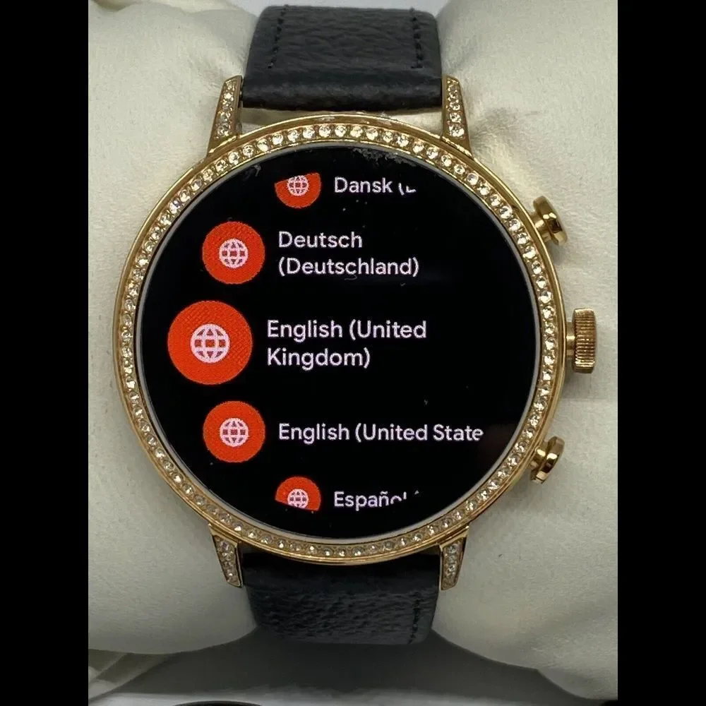 Fossil Gen 4 Authentic Digital Dial Smart Watch Custom Band FTW6011 DC516